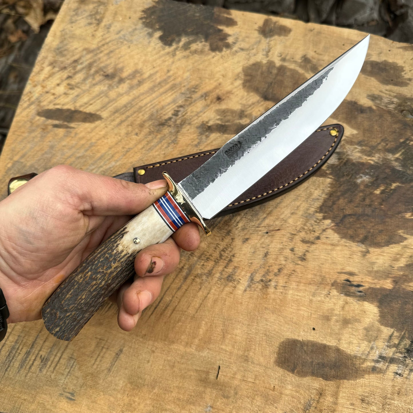 Premium Sambar Stag USA Hammer Mark Fighter