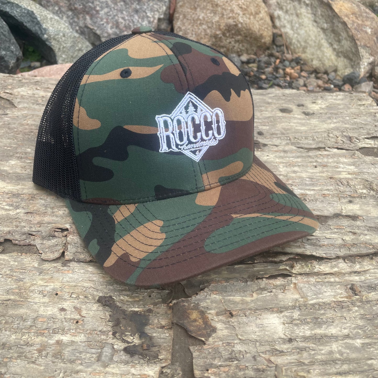 Camo Snapback Logo Trucker