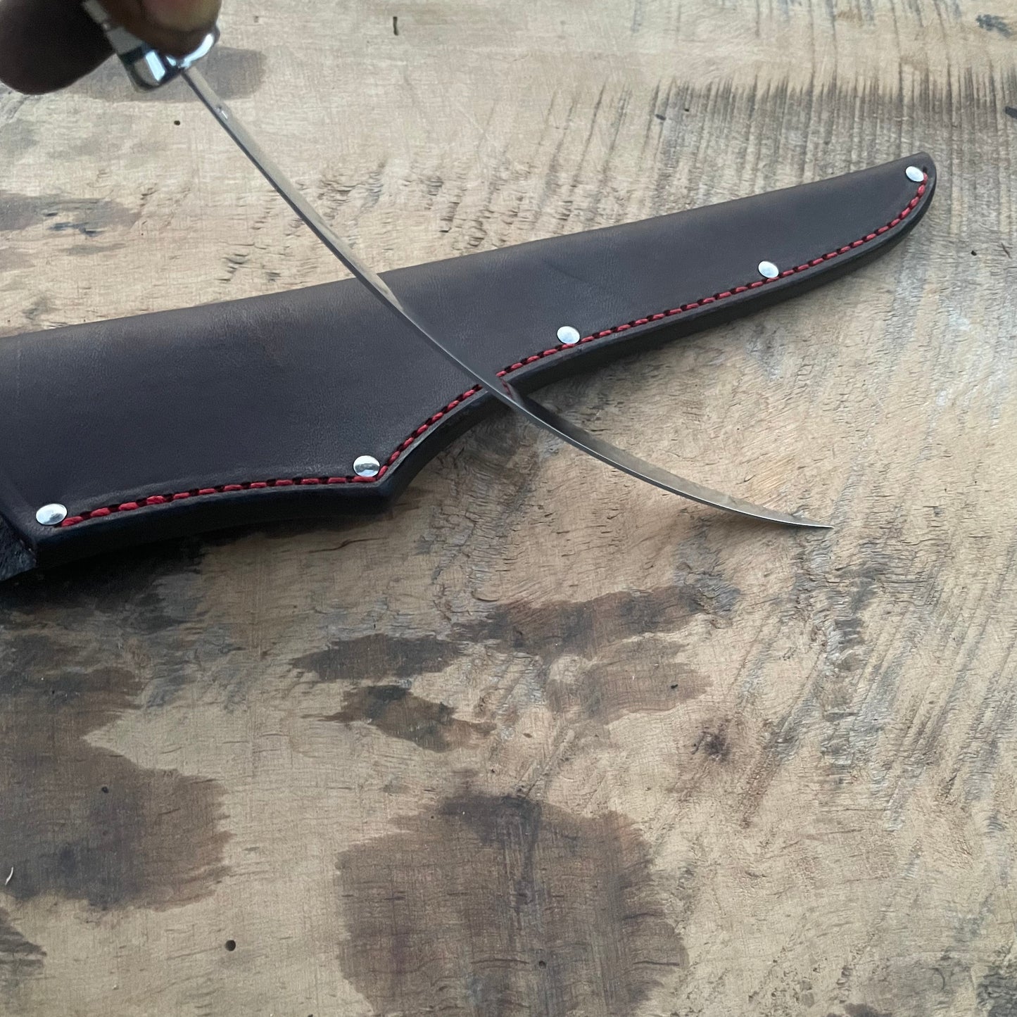 Red Linen Stainless Filet