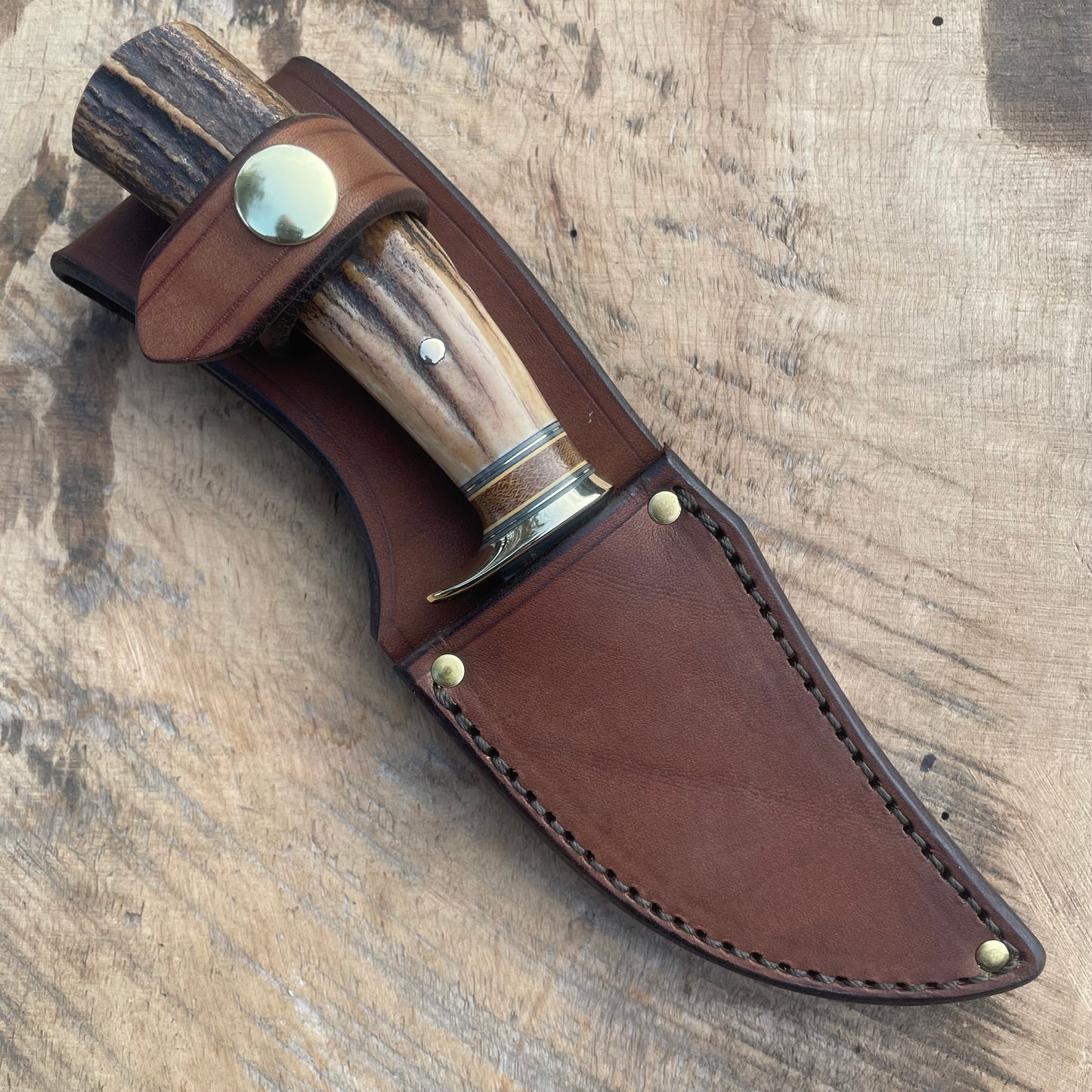 Hammer mark clip point hunter