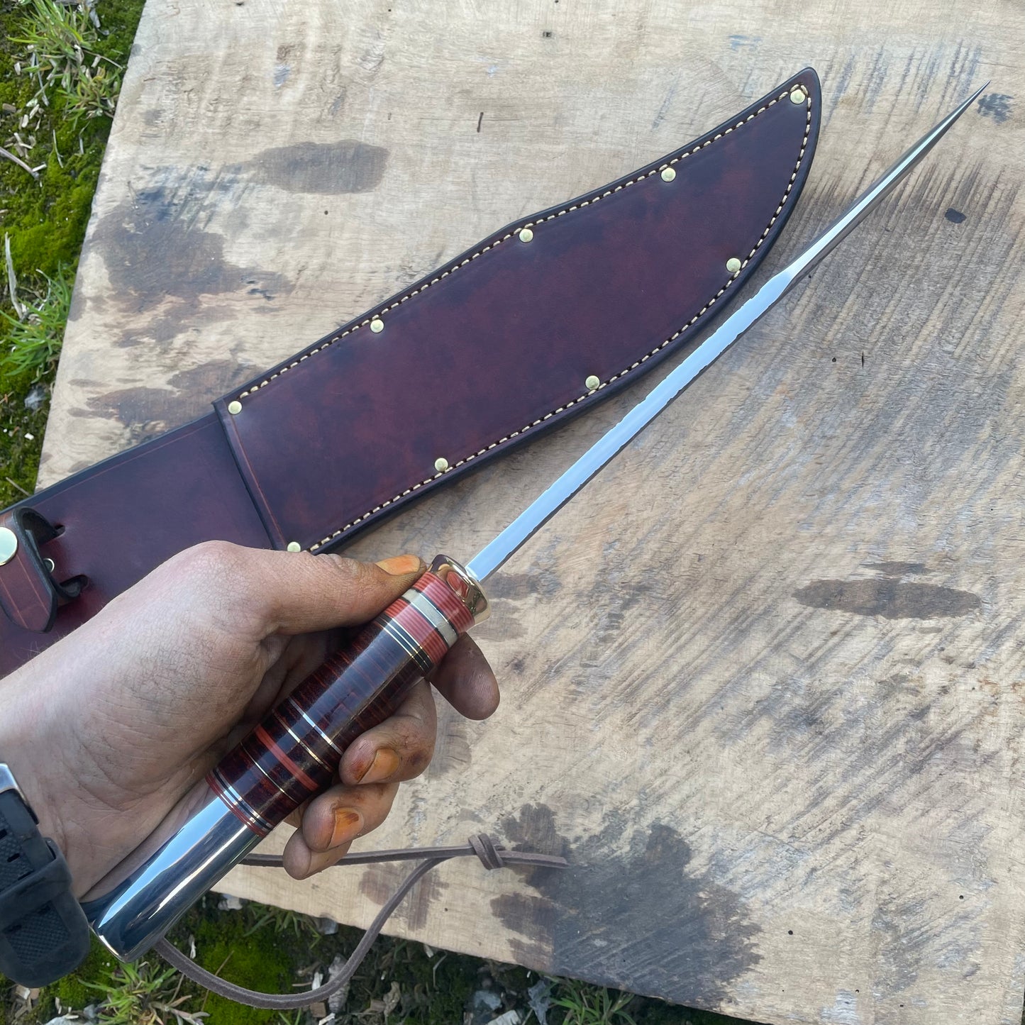 10" Hammer Mark Recurve Bowie