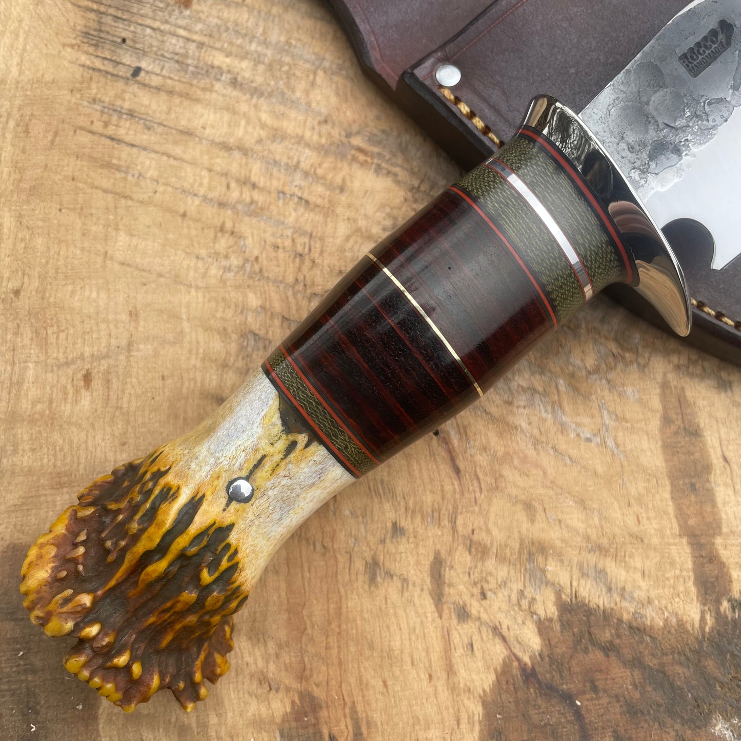 XL Scagel Style Hammer Mark Clip Point Hunter