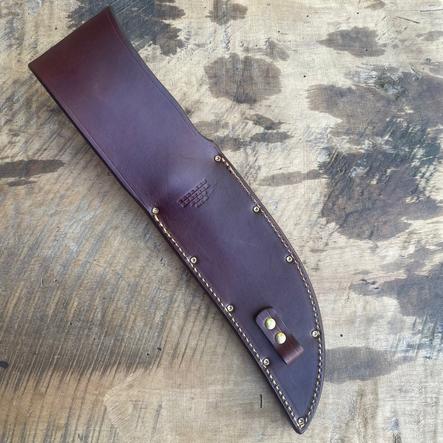 7" Scagel Style Hammer Mark Camp Knife
