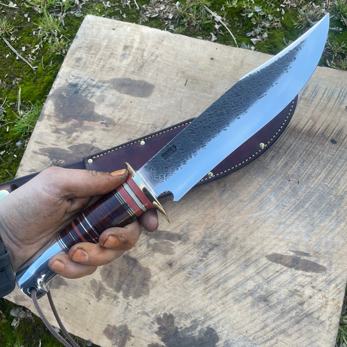 10" Hammer Mark Recurve Bowie