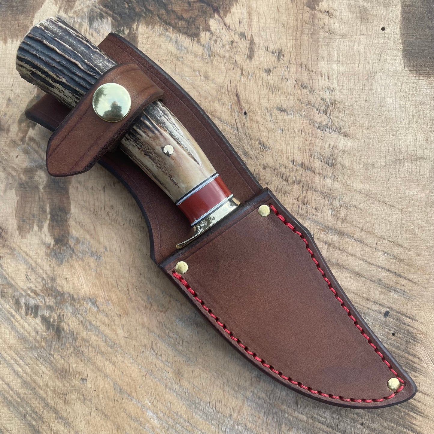 Hammer mark clip point hunter