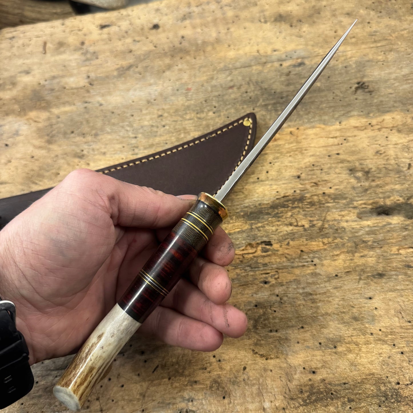 Scagel Style Hammer Mark Copper Harbor Skinner