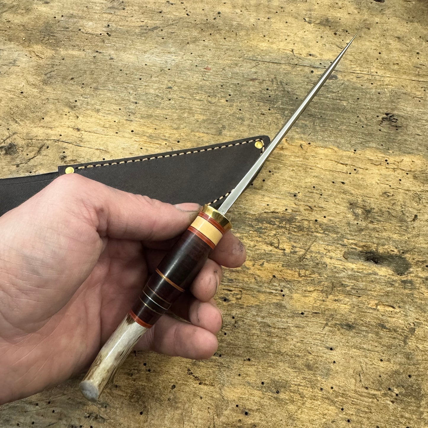 Scagel Style Hammer Mark Deer & Trout