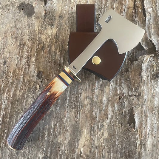 Premium Red Stag Hunters Hatchet