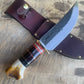 7" Scagel Style Hammer Mark Camp Knife