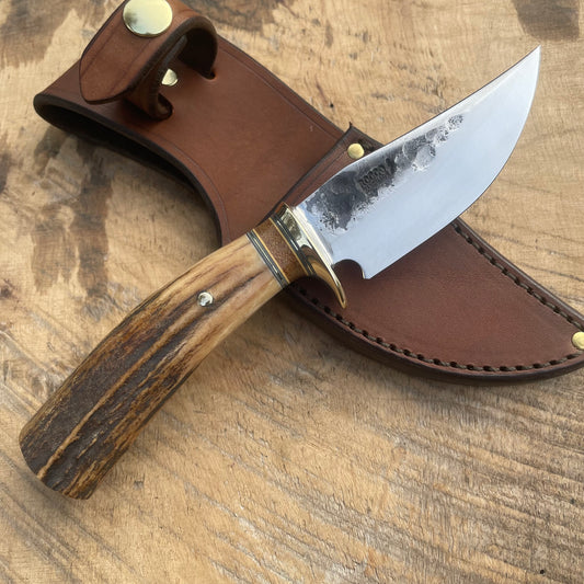 Hammer mark clip point hunter