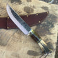 8.5" Scagel Style Hammer Mark Camp Knife