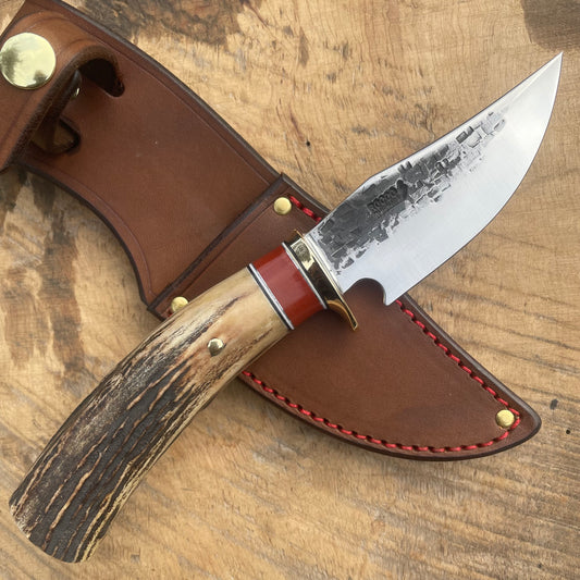 Hammer mark clip point hunter